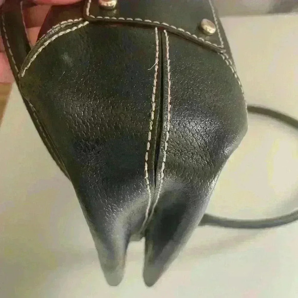 KATE SPADE NEW YORK MEDIUM SATCHEL TOTE PURSE BLACK LEATHER (PROJECT!!!) - Picture 12 of 16